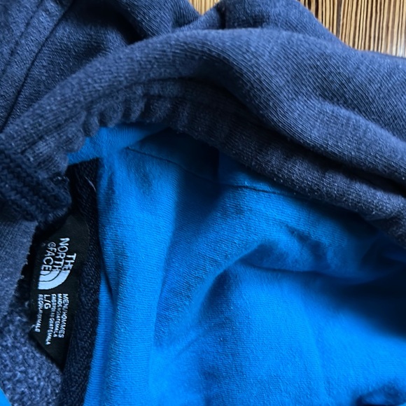 The North Face Blue Hoodie Sweatshirt - Picture 2 of 3